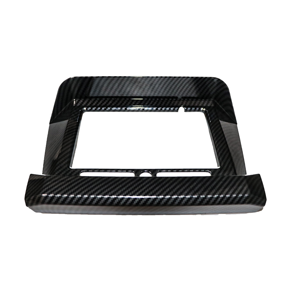 Carbon Fiber ABS Dashboard GPS UTV Navigation Panel Frame Cover for Polaris RZR PRO 2020