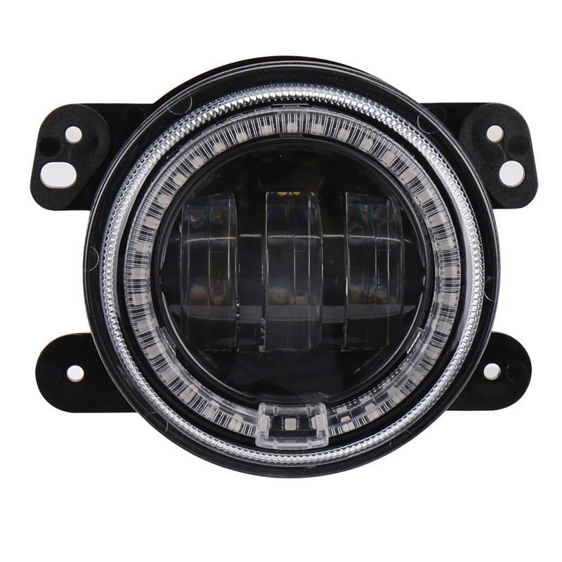 Led Headlights 4 Inch Headlamp Fog Light Off-road Refit With RGB Aperture Fit For Jeep Headlight