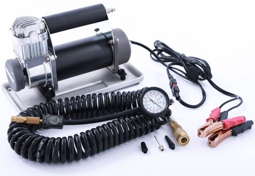 12V heavy duty tyre inflator, portable silent mini air compressor, automatic tire inflator