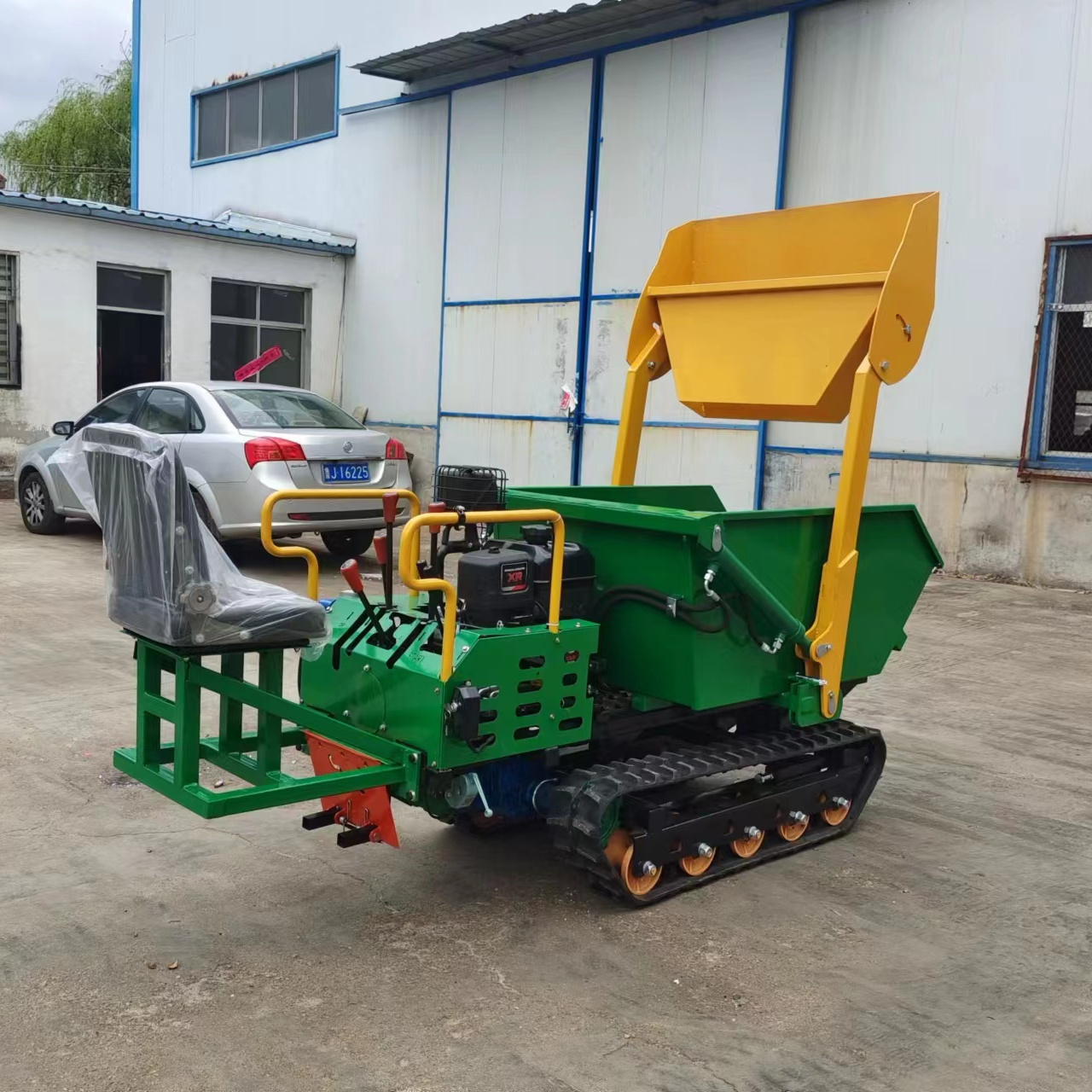 Free Delivery Garden farm Track Lifting function MiniDumper 500KG Small Crawler Dumper 500KG 1000KG Mini Dumper