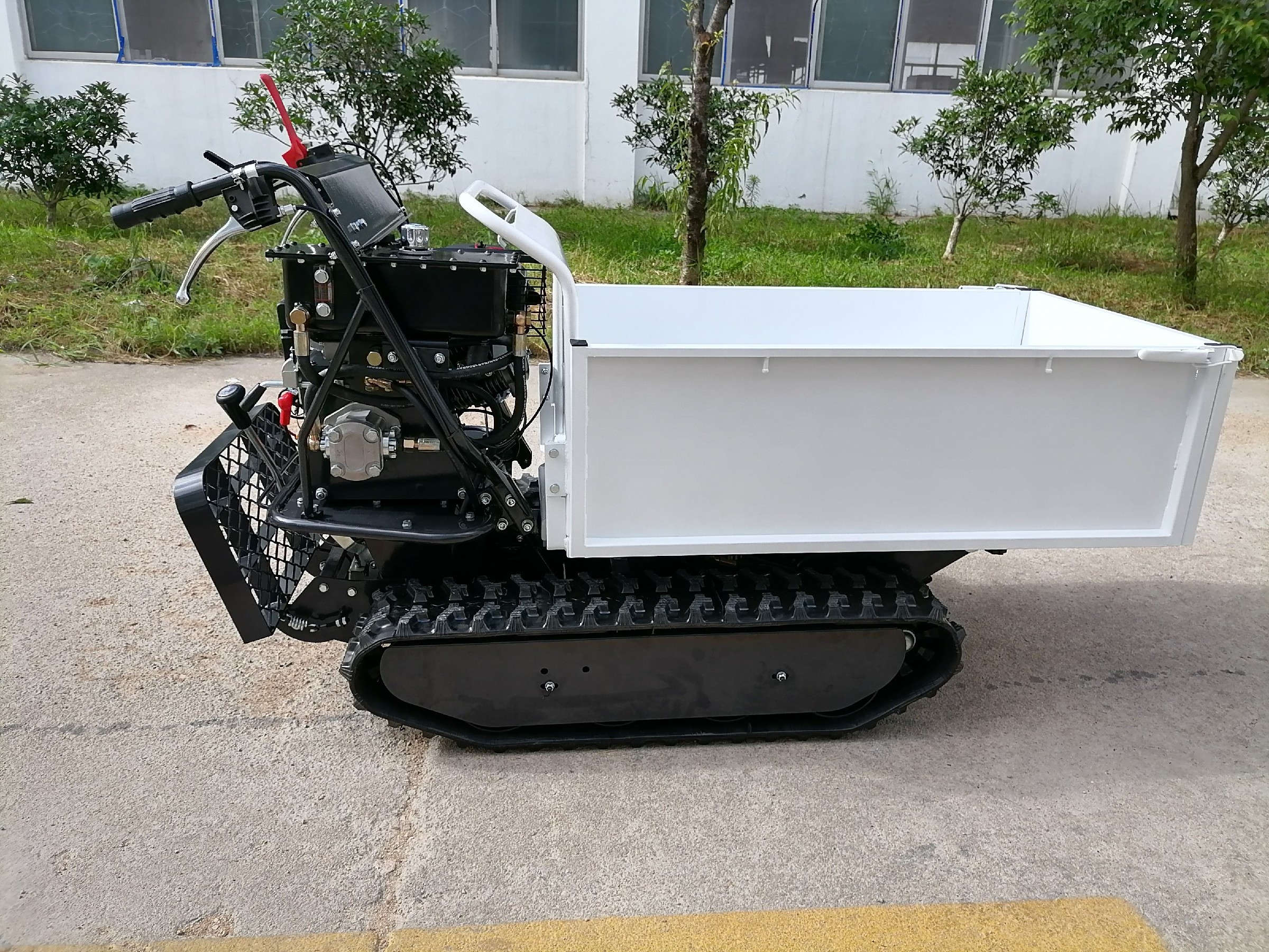 Cheapest loading capacity 5.5hp Loncin/B&S/Kohler/Honda engine mini dumper 500kg 4x4 for construction site