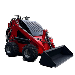 EPA diesel/gasoline wheel tracked mini loader mini skid steer loader minicargador with attachments