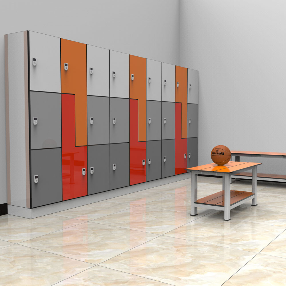 Durable Waterproof  Lockers For Gym Fitness Club Changing Room Staff Personal Lockers Staff Cabinet