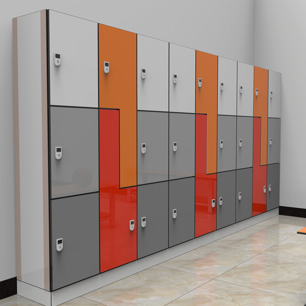 Durable Waterproof  Lockers For Gym Fitness Club Changing Room Staff Personal Lockers Staff Cabinet