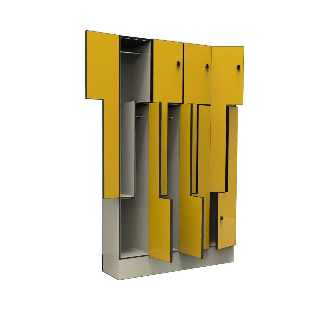 Cartmay Industrial Locker Entryway Storage Key Open Lockers With Locker Room Benches