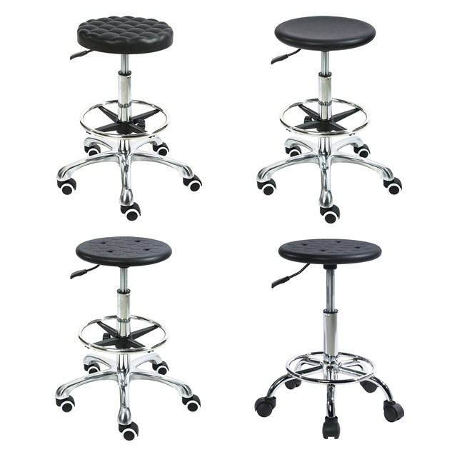 Laboratory Furniture Office Metal Adjustable Stool, Lab Stool Esd Chair Cushion Anti-static Chair/