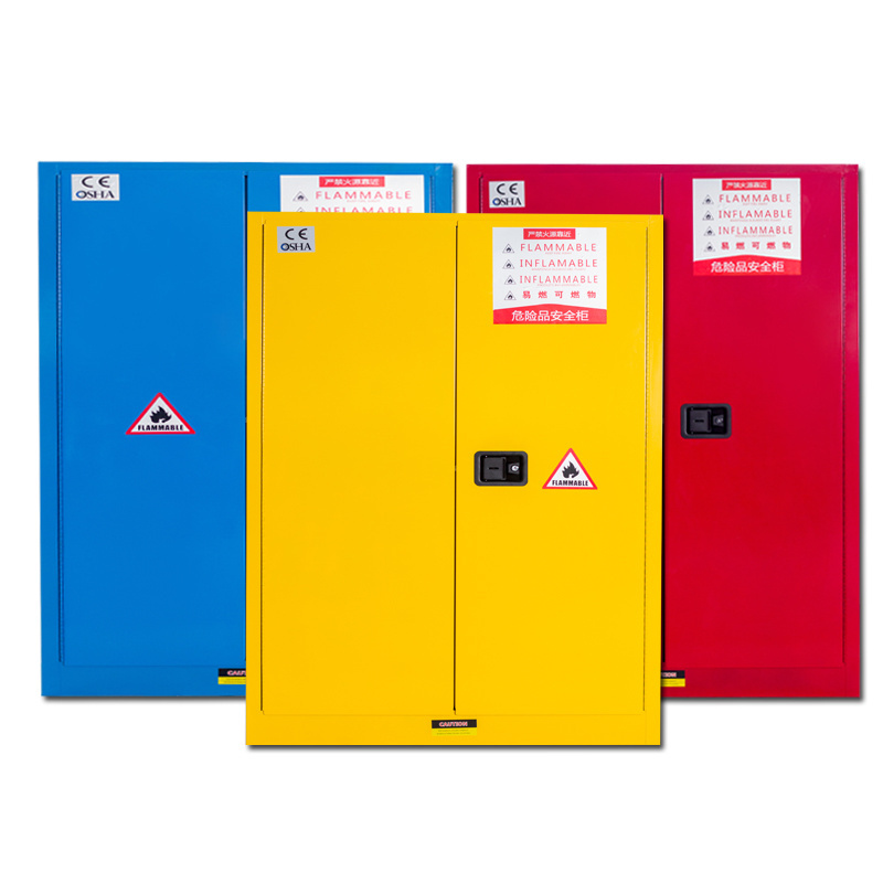 1.2mm cold rolled material lab furniture chemical inflammable safety cabinet supplier lab equipment cabinet