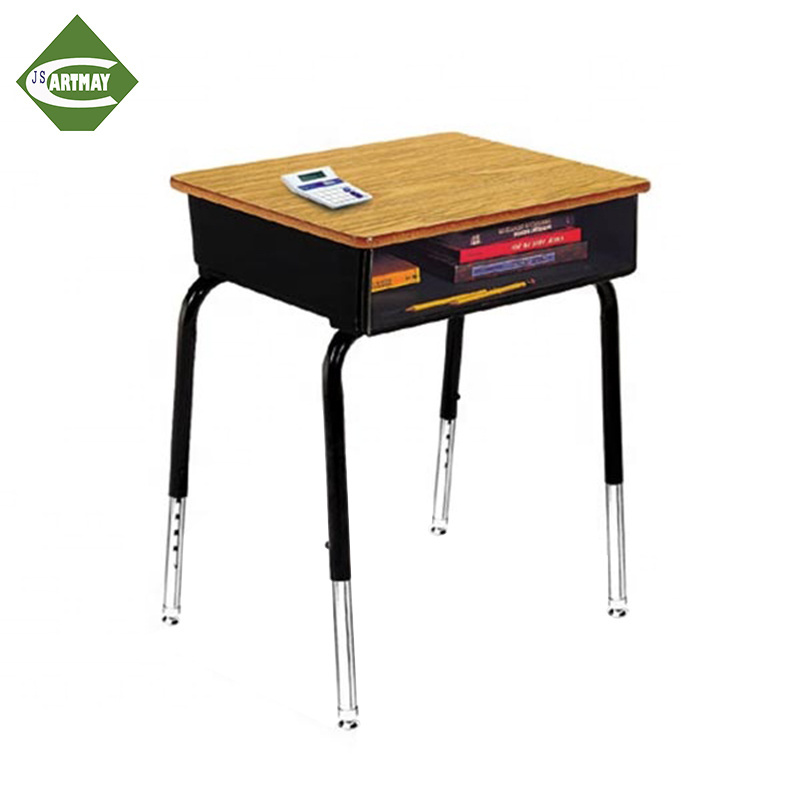 Study Adjustable Table and Desk Single Set of Students Modern School Chairs 1 Set School Furniture Top Ranking Products School