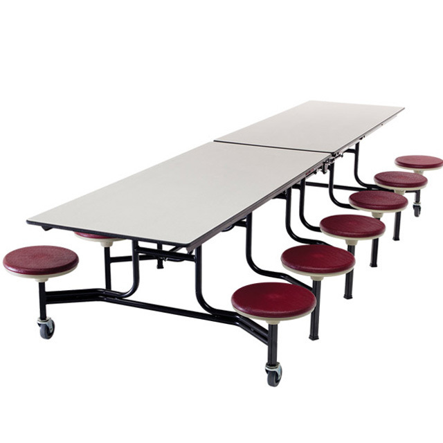 Modern Cafeteria Dinner Table And Chair School Furniture Simple Design Folding Canteen Tables And Chairs Set