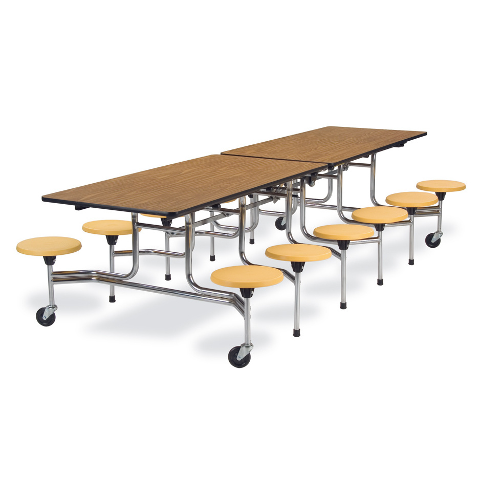 Modern Cafeteria Dinner Table And Chair School Furniture Simple Design Folding Canteen Tables And Chairs Set