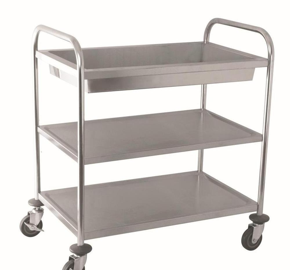 Hospital Use Stainless Steel Trolley