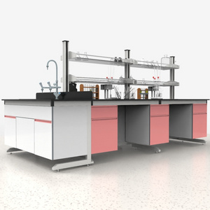 School Supplies Medical Science School Pathology Laboratory Furniture Cabinets and Table Chemical Resistant Worktop Modern 1 Set