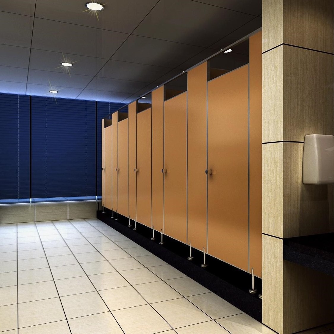 China's Top Toilet Partition and Accessories Public Toilet Cubicle for Toilet Partition System Distribution 4 Corner Code CN;JIA