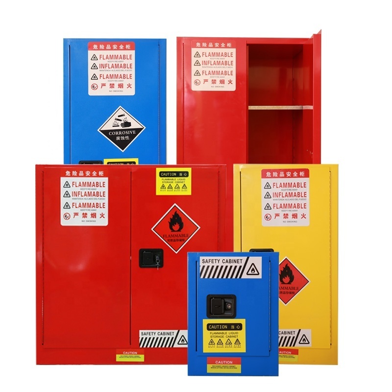 1.2mm cold rolled material lab furniture chemical inflammable safety cabinet supplier lab equipment cabinet