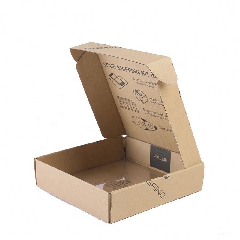 Custom Printed Cardboard Corrugated Carton Paper Shipping Box Hat Packaging