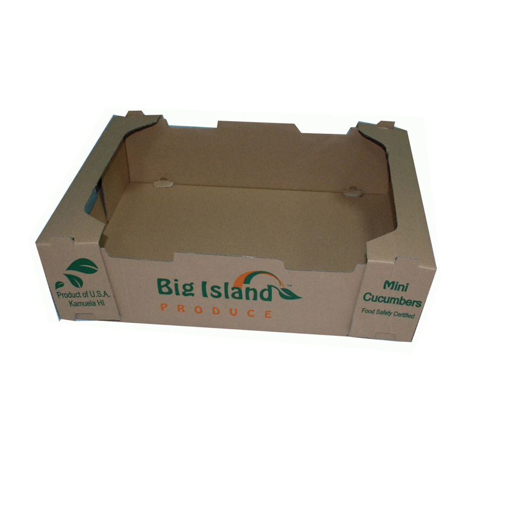 Wholesale tomato box fruit carton box vegetable packaging box