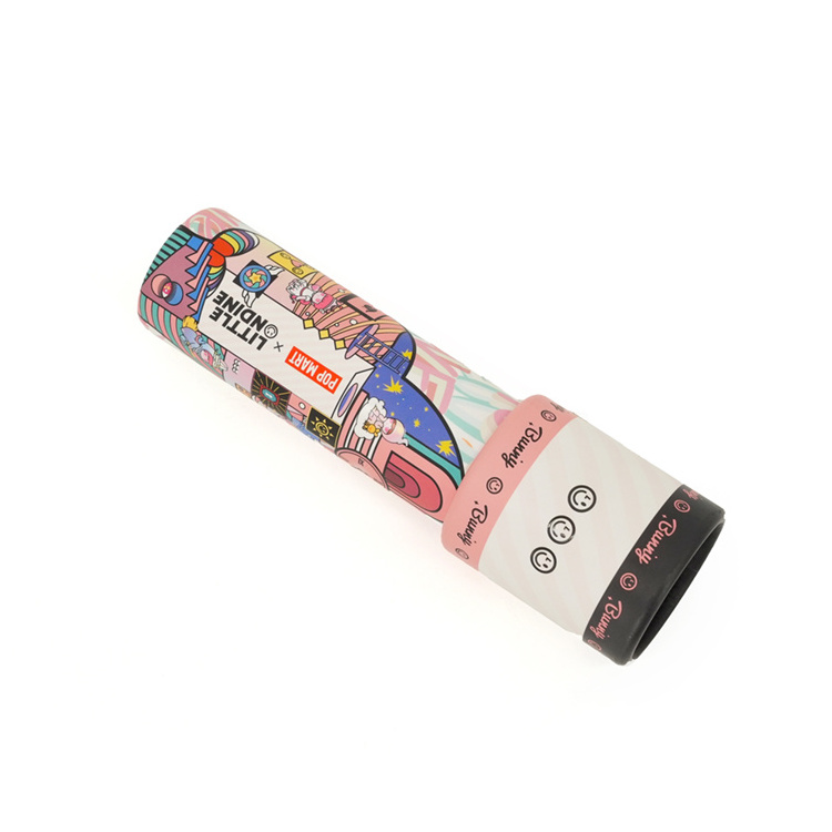 Eco-friendly cardboard paper tube for makeup cosmetics packaging