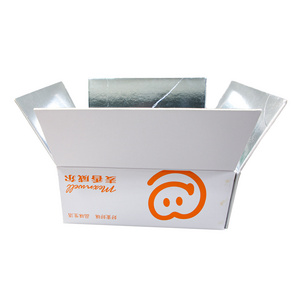 Carton Custom Box Frozen Food Insulated Container Fresh Food Insulated Freezer Cardboard Refrigerator Boxes