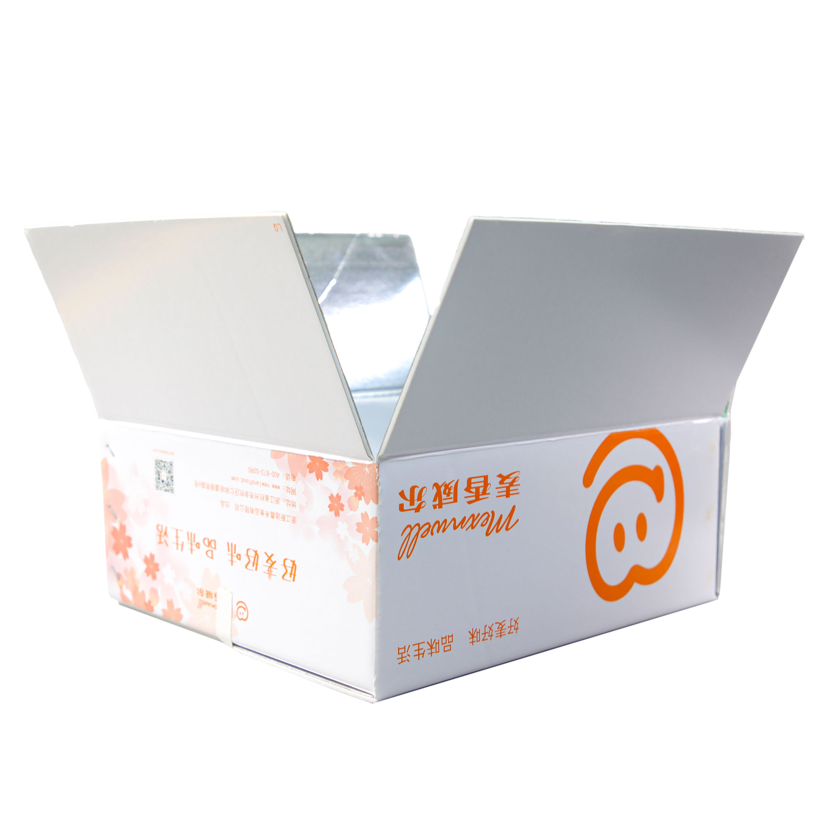 Carton Custom Box Frozen Food Insulated Container Fresh Food Insulated Freezer Cardboard Refrigerator Boxes