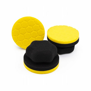 Reusable Tire Cleaner Sponge Supplies Tire Hex Grip Dressing Applicator Dressing Pad Car Detailing Foam Sponge