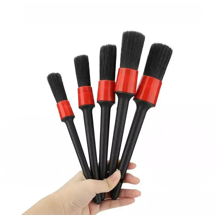 OEM 5pcs Car Detail Brush Scratch Free Automotive Cleaning Brushes air outlet engine interior cleaning brush