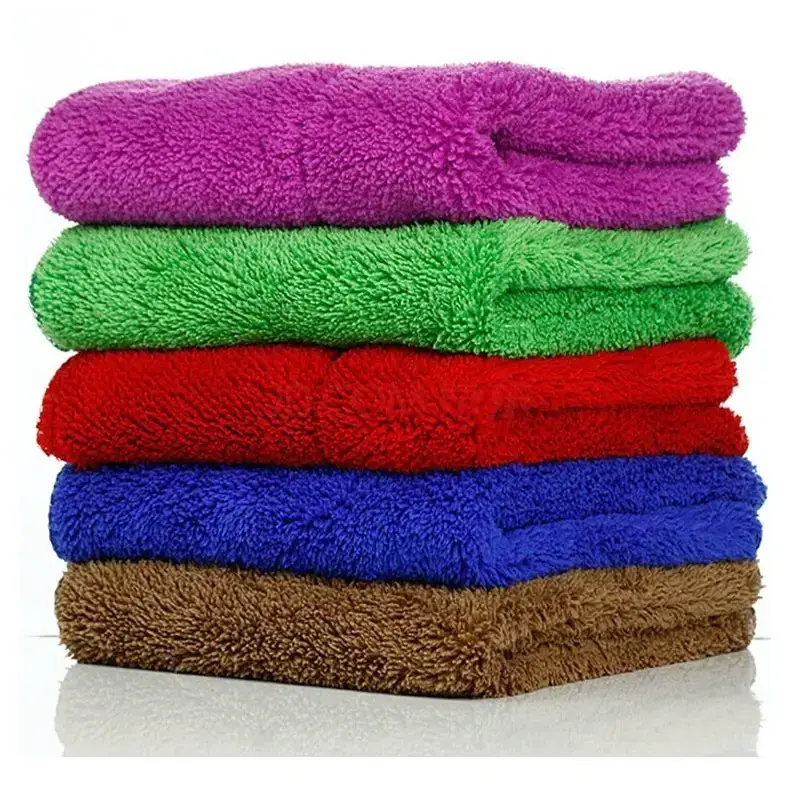 solid color high water absorption car cleaning microfiber cloth kitchen towel,hand toewl machinery textile