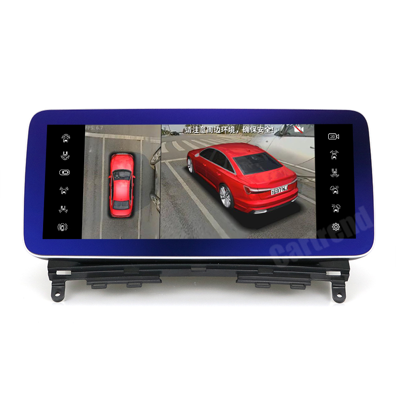 2GB+32GB Quad Core android 10 car dvd 10.25 inch auto radio for W204 S204 with car radio gps navigation wifi ster