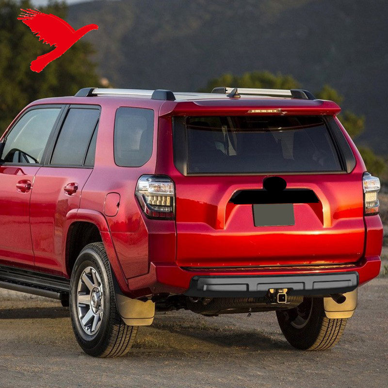 Black Front Rear Bottom Lower Valence Bumper Guard Plate Protector Cover Replacements For Toyota 4Runner 2014-2023