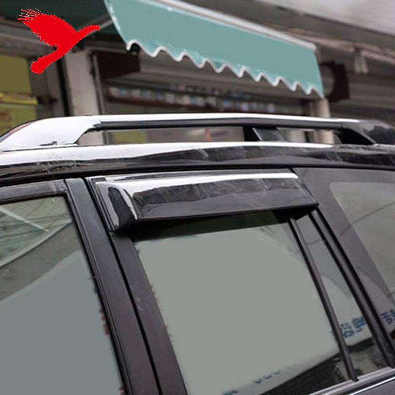 Black SUV Roof Rails Rack Leg Cover End Cap Protection Cover For Toyota Land Cruiser Prado FJ120 2003-2009