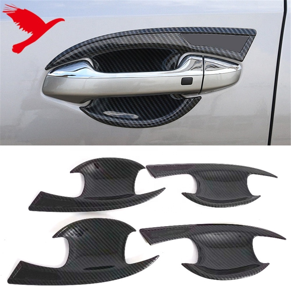 Car Accessories Exterior Door Handle Bowl Cup Cover Trim ABS 4PCS For Kia Forte/K3/Cerato 2019-2020