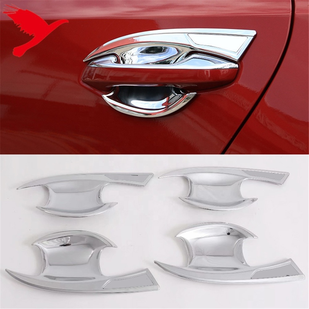 Car Accessories Exterior Door Handle Bowl Cup Cover Trim ABS 4PCS For Kia Forte/K3/Cerato 2019-2020