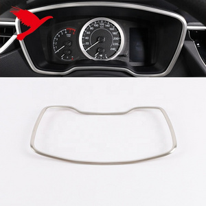 Car Interior Accessories Dashboard Center Console Display Cover Frame Trim Steel 1PC for Toyota Corolla (E210) 2019-2020