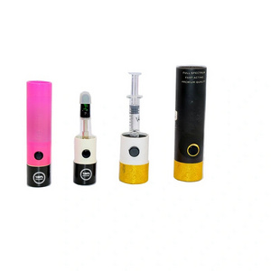 Custom Cardboard Cylinder Box for Empty Full Gram Carts Paper Round Rigid Packaging 510 Cartridge CR Packages