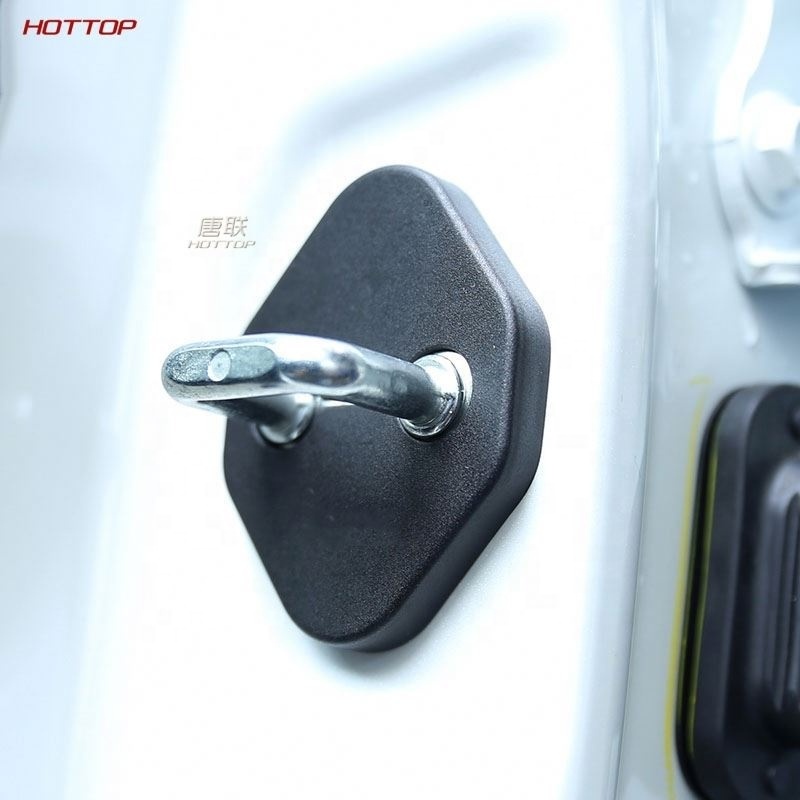 Car Accessories Black ABS Door Lock Protection Cover Protective  Cover For Toyota Rav4 2019 2022 5Th