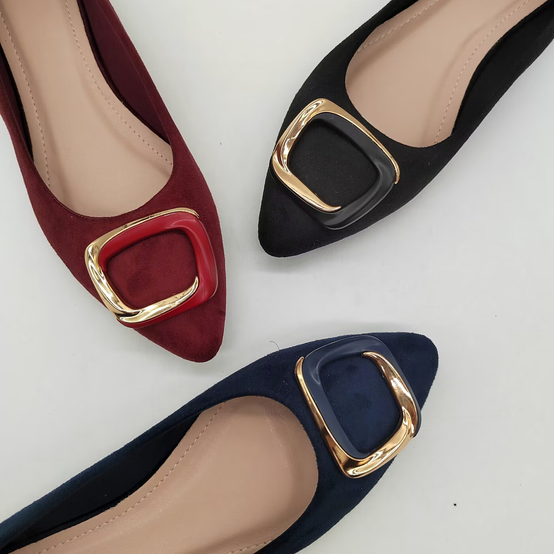 lady flat shoes fashion top selling style for customer comfortable insole and high quality shoes