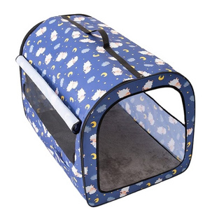 BunnyHi PET047 Indoor And Outdoor Pet Carriers Travel Products Cat House Dog Cage