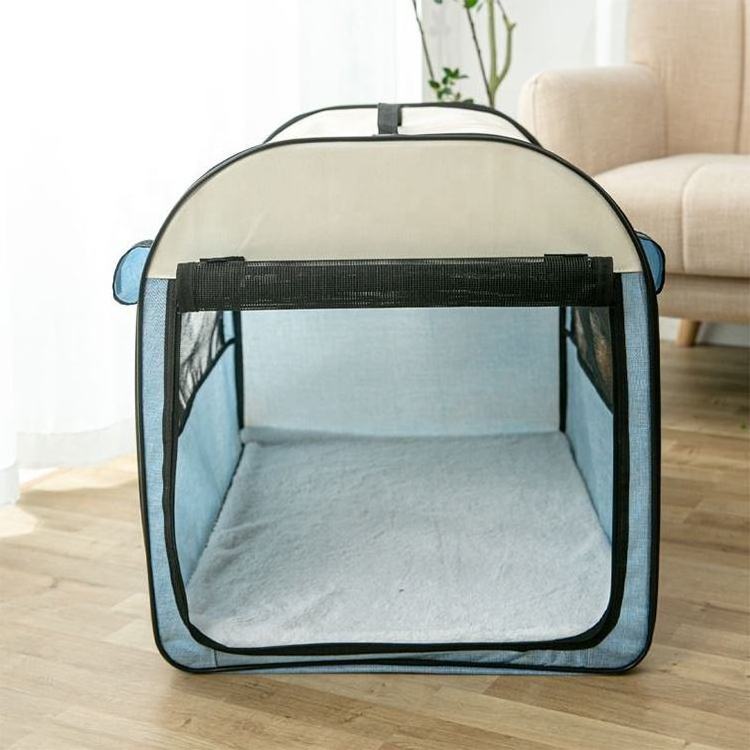 BunnyHi PET047 Indoor And Outdoor Pet Carriers Travel Products Cat House Dog Cage