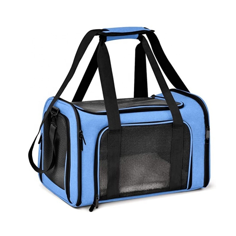 Bunnyhi PET013 Selling Hot Custom Color Logo Folding Portable Warm Puppy Dog Cages Carry Tote Bags Pet Bag Carrier For Cats