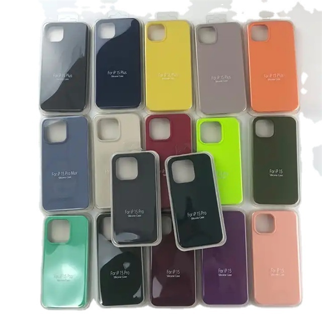 Retail Boxed Luxury Multi-Color Silicone Cover for iPhone 13 Pro Max XS Max Shockproof Silicone Phone Case for Apple Accessories