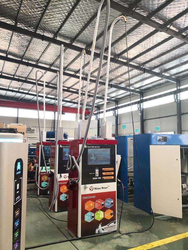 Automatic Coin/card operated car wash self service station/self service steam auto car wash