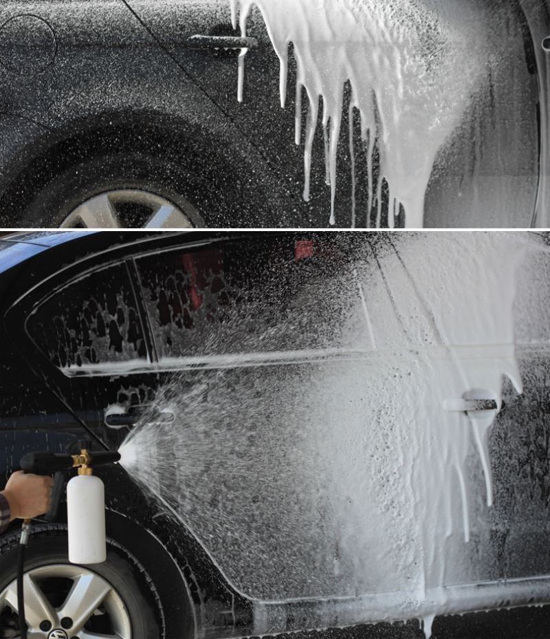 SINO STAR spray gun washer steam car wash machine snow foam shampoo car wash foam lance with 1/4 quick connector