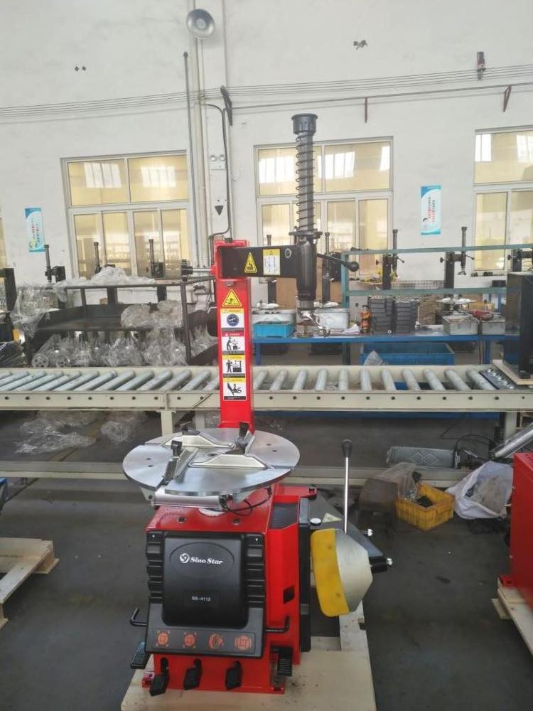 CE Left-handed independent auxiliary arm tire disassembly and assembly machine/tire replacement machine/tire changer machine