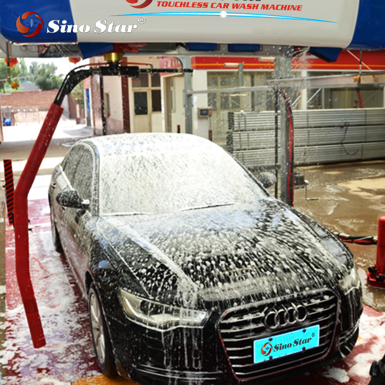 T12 car wash machine mobile carwash machine with dryer automatic 360 touchless carwashing equipment for sales T12