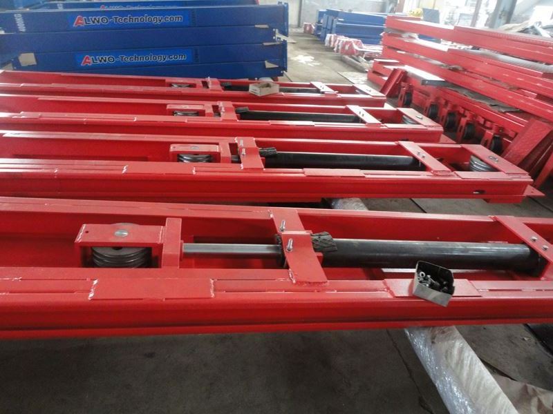 Vehicle wheel alignment 4 post auto lifter equipment four legs car lift