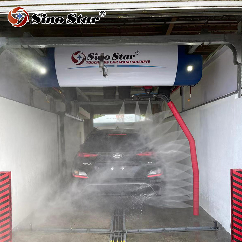 mobile carwash machine with dryer touchless car wash machine automatic 360 equipment for sales T12