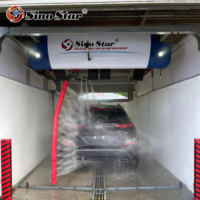 T12 touchless car wash machine automatic carwashing equipment mobile carwash machine with dryer for sales