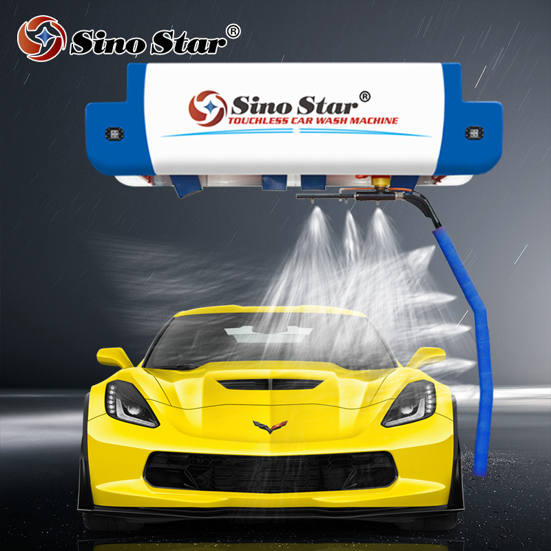 Touch free car wash machine automatic 360 touchless carwashing equipment price mobile carwash machine with dryer for sales T12