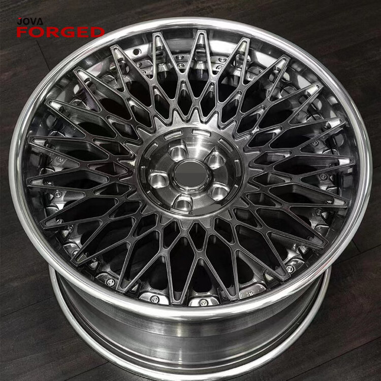 Luxury Polished Lip 2 Piece Jantes Wheels Rims 5x112 20 Inches For Bmw M4 F82 Performance