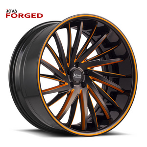 Two Piece High Density Aluminum Forged Truck Wheels 22.5 Rims