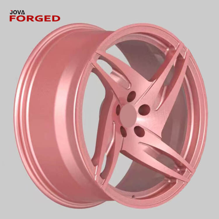 4 Lug Aftermarket Alloy Rim With Pcd 4x100 5x108 Made In China Car Rim 22 Inch Rose Gold Forged Rims For bmw f10 f90 x5 e70